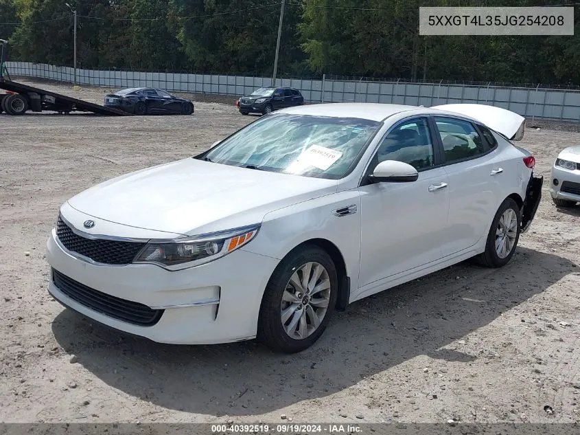 2018 Kia Optima Lx VIN: 5XXGT4L35JG254208 Lot: 40392519