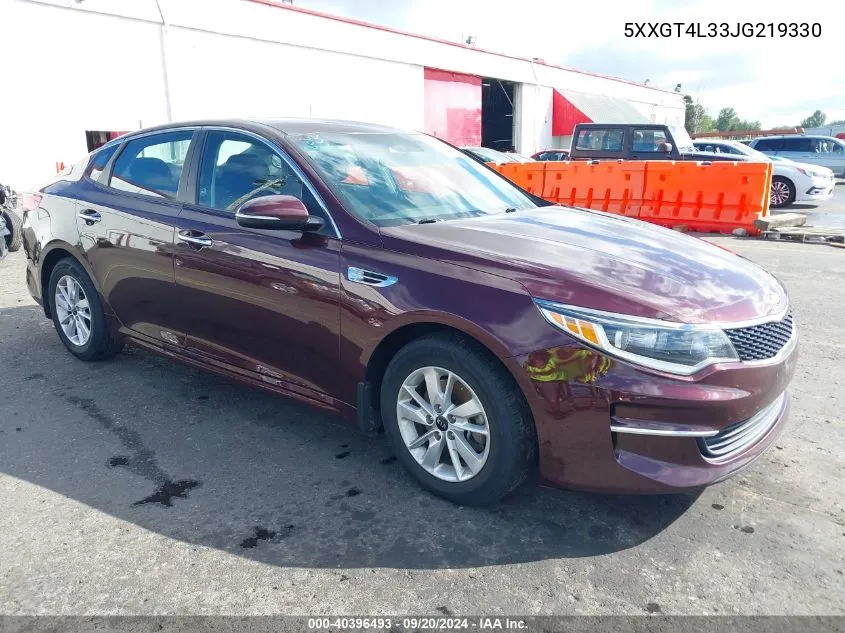 2018 Kia Optima Lx VIN: 5XXGT4L33JG219330 Lot: 40396493