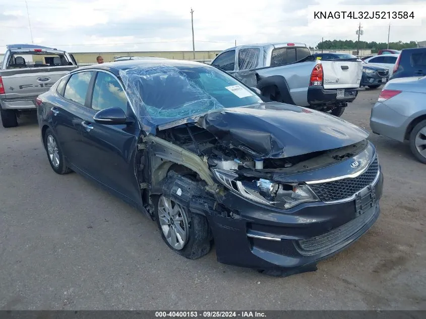 KNAGT4L32J5213584 2018 Kia Optima Lx