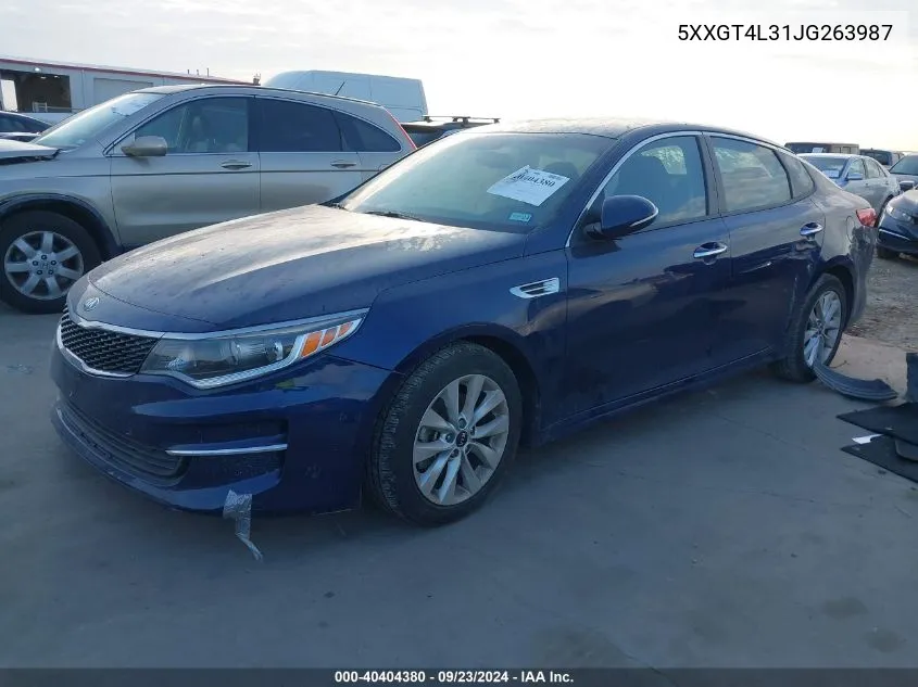 5XXGT4L31JG263987 2018 Kia Optima Lx/S