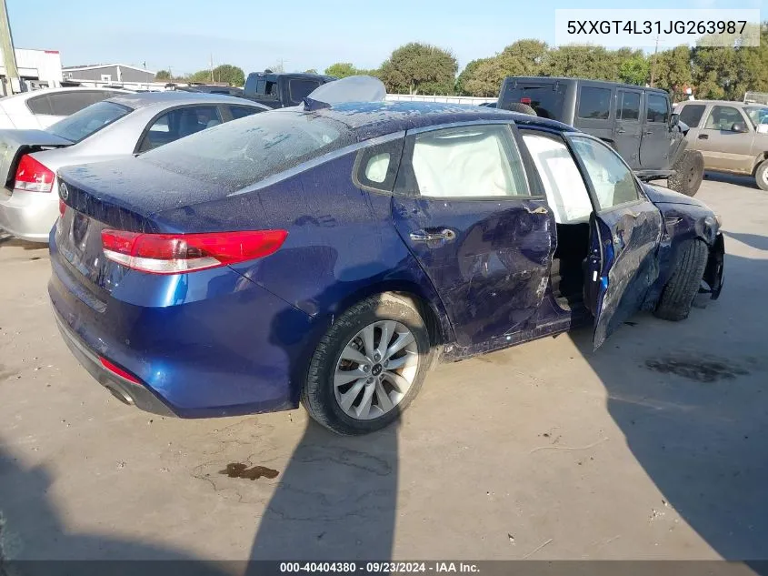 5XXGT4L31JG263987 2018 Kia Optima Lx