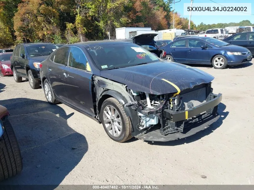 5XXGU4L34JG224002 2018 Kia Optima Ex