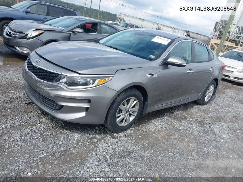 5XXGT4L38JG208548 2018 Kia Optima Lx