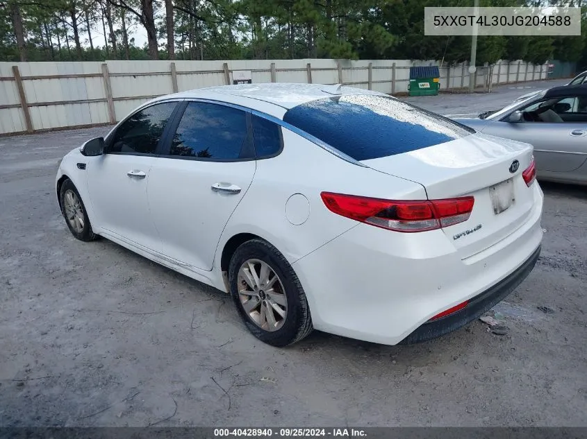 5XXGT4L30JG204588 2018 Kia Optima Lx