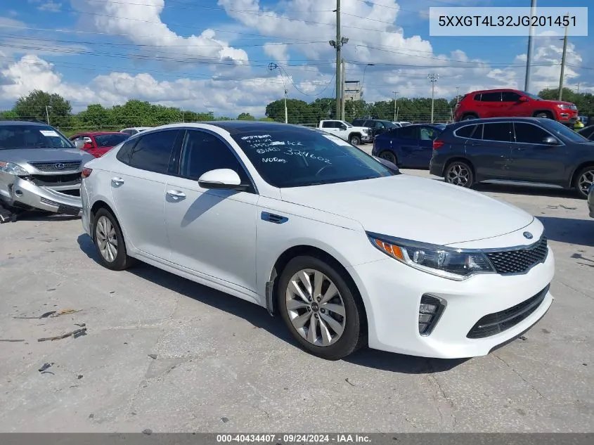 5XXGT4L32JG201451 2018 Kia Optima S