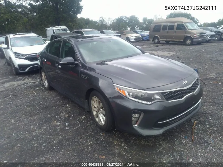 5XXGT4L37JG242111 2018 Kia Optima S