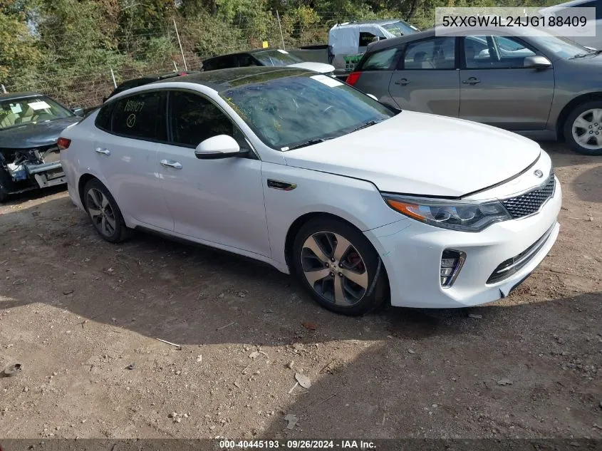 5XXGW4L24JG188409 2018 Kia Optima Sx