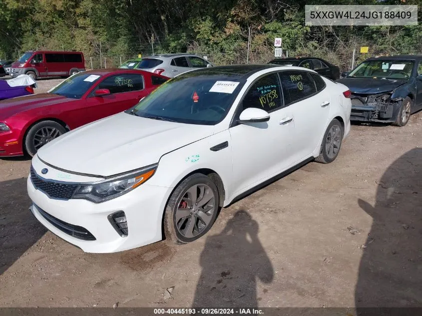 5XXGW4L24JG188409 2018 Kia Optima Sx