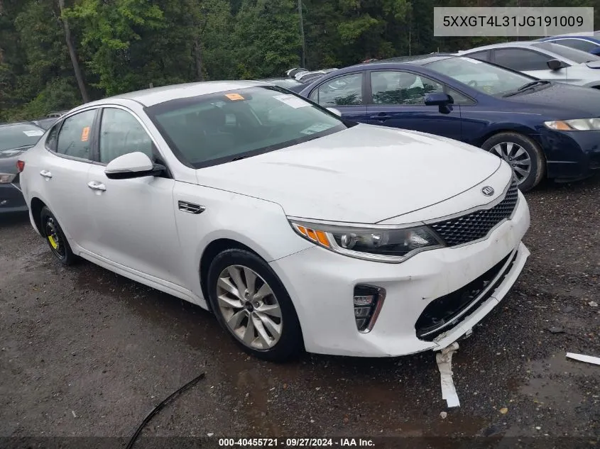 5XXGT4L31JG191009 2018 Kia Optima S