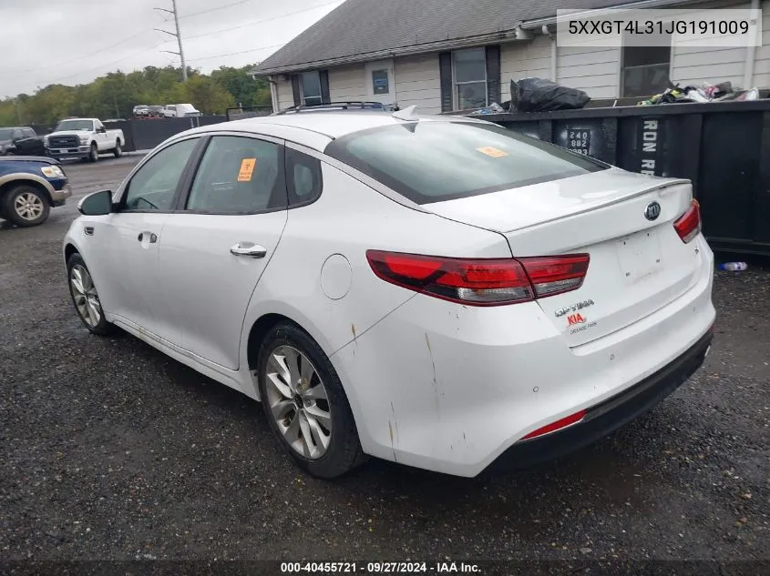 5XXGT4L31JG191009 2018 Kia Optima S