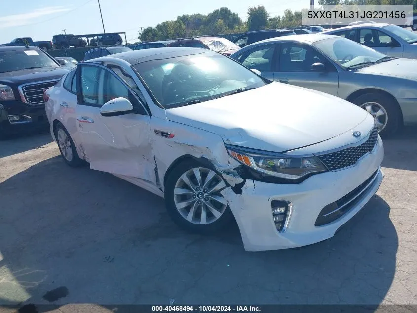 2018 Kia Optima S VIN: 5XXGT4L31JG201456 Lot: 40468494