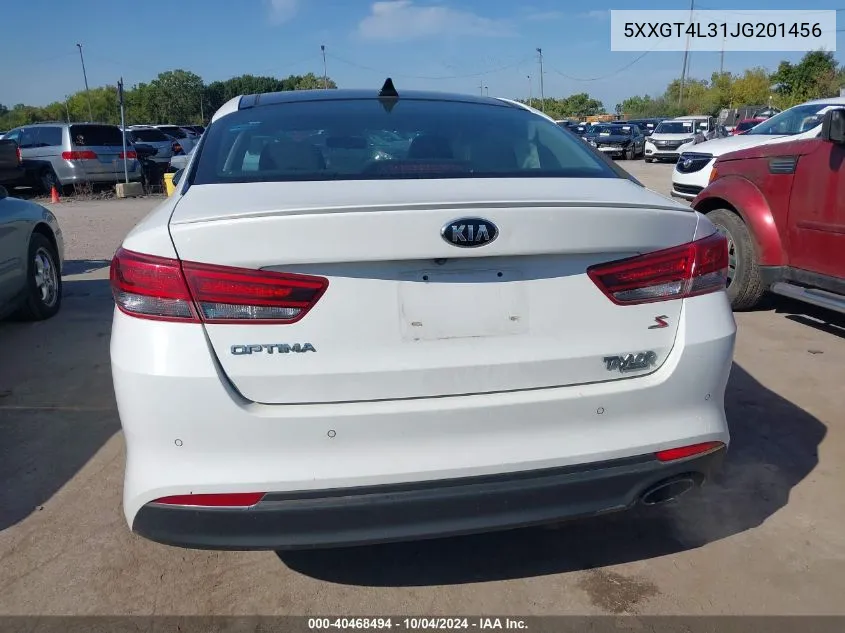 5XXGT4L31JG201456 2018 Kia Optima S