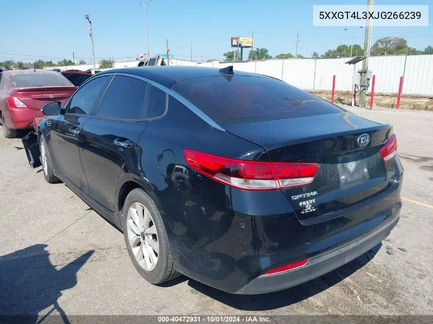 2018 Kia Optima Lx/S VIN: 5XXGT4L3XJG266239 Lot: 40472931