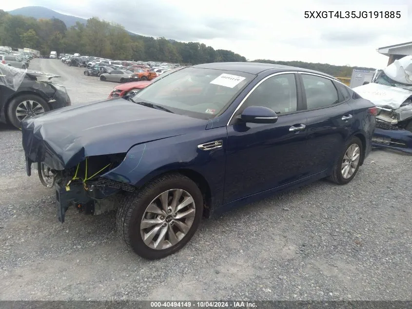 5XXGT4L35JG191885 2018 Kia Optima S