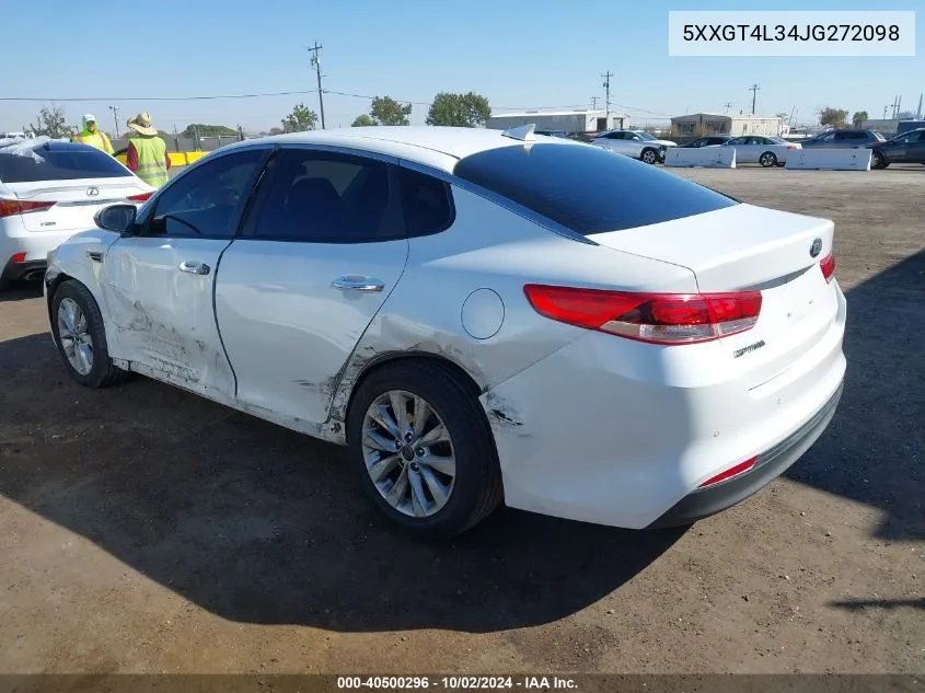 5XXGT4L34JG272098 2018 Kia Optima Lx