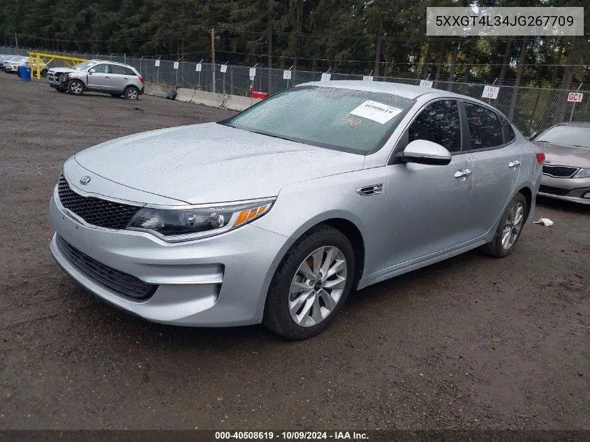 2018 Kia Optima Lx VIN: 5XXGT4L34JG267709 Lot: 40508619