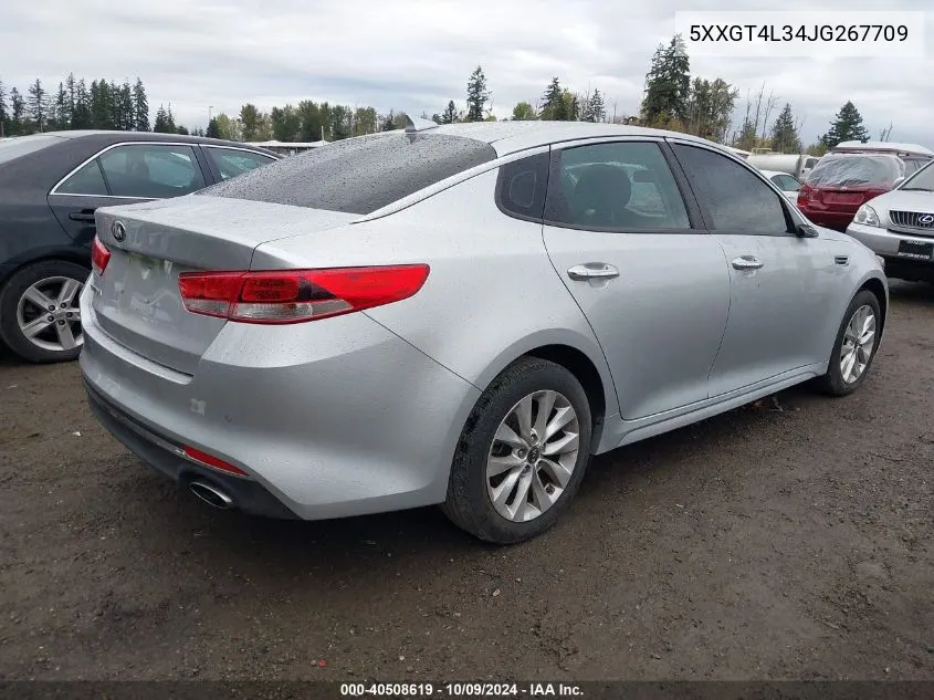 2018 Kia Optima Lx VIN: 5XXGT4L34JG267709 Lot: 40508619