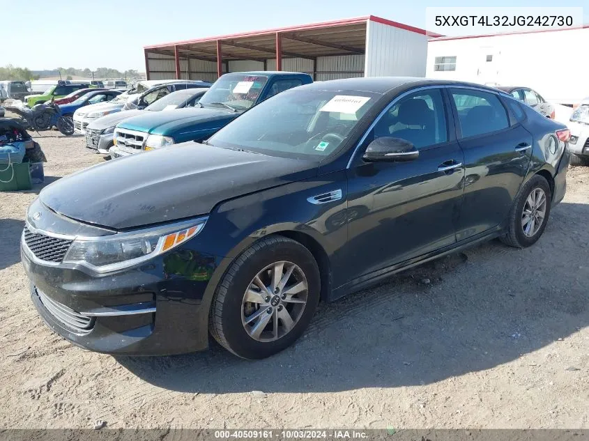 5XXGT4L32JG242730 2018 Kia Optima Lx