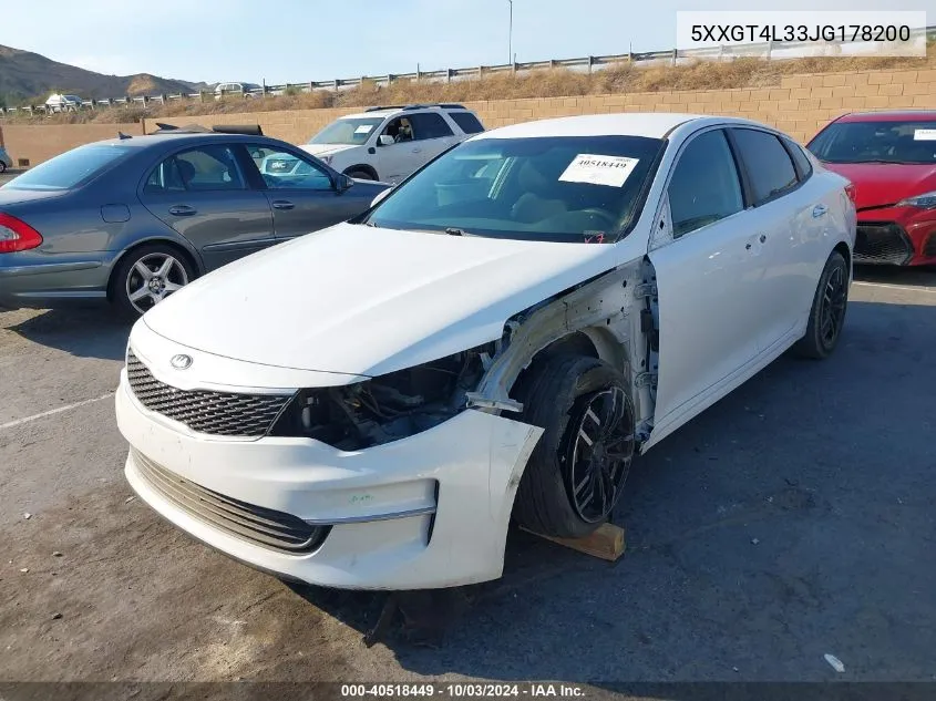 5XXGT4L33JG178200 2018 Kia Optima Lx