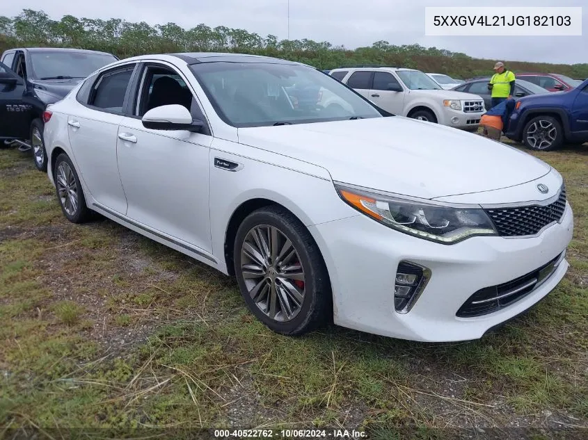 5XXGV4L21JG182103 2018 Kia Optima Sxl