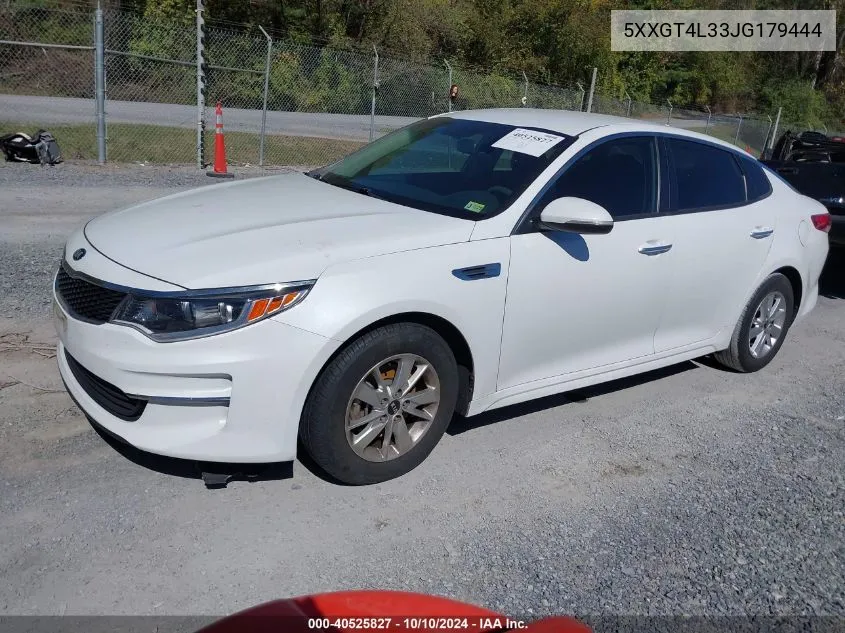 5XXGT4L33JG179444 2018 Kia Optima Lx