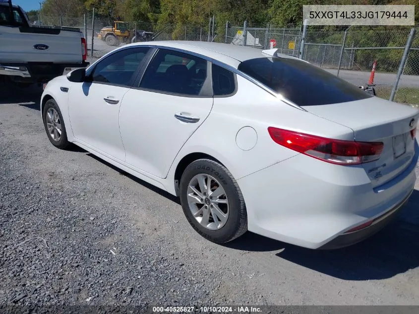 5XXGT4L33JG179444 2018 Kia Optima Lx