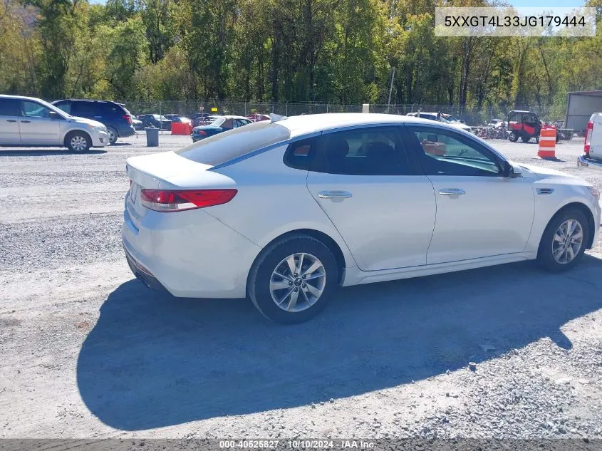 5XXGT4L33JG179444 2018 Kia Optima Lx