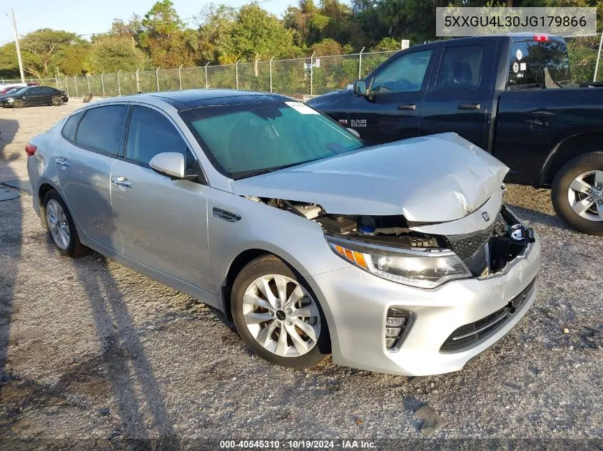 5XXGU4L30JG179866 2018 Kia Optima Ex