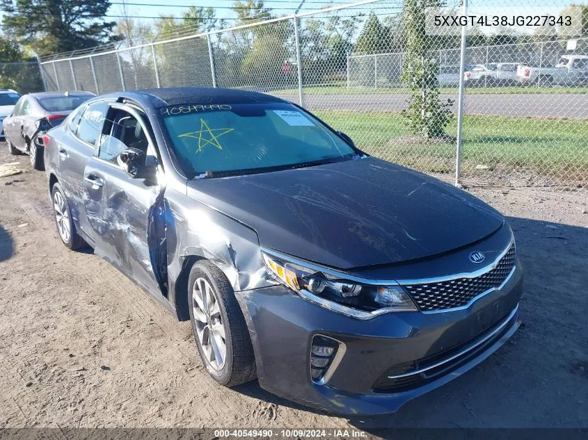 5XXGT4L38JG227343 2018 Kia Optima S