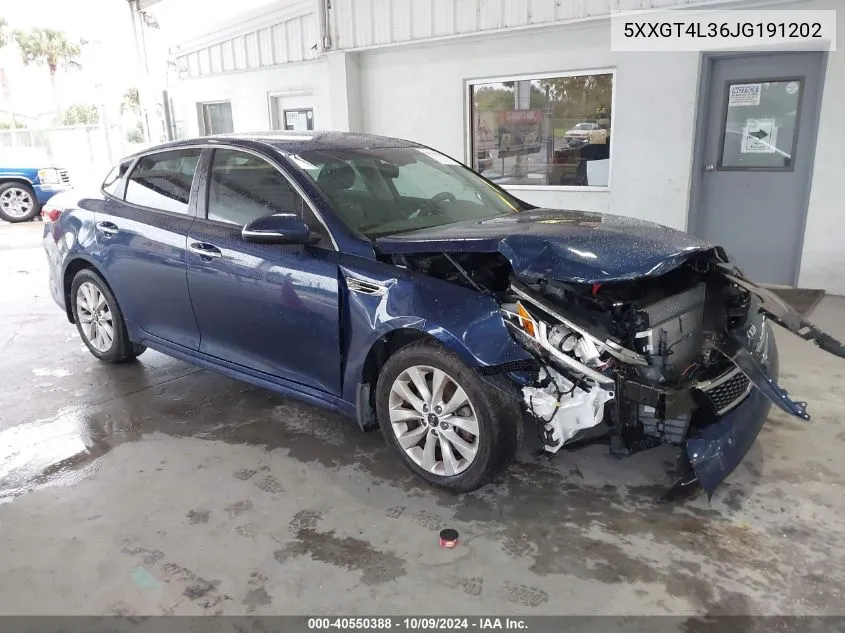 5XXGT4L36JG191202 2018 Kia Optima S