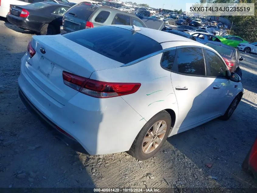 5XXGT4L34JG235519 2018 Kia Optima Lx