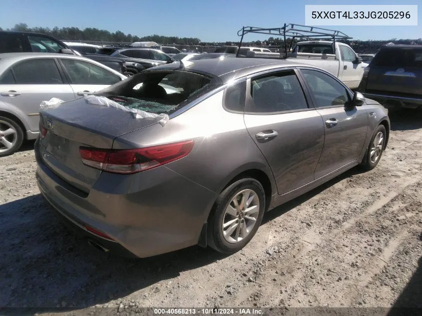 5XXGT4L33JG205296 2018 Kia Optima Lx