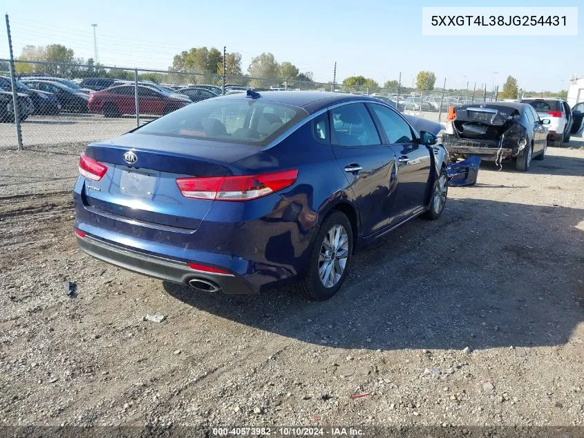 2018 Kia Optima Lx VIN: 5XXGT4L38JG254431 Lot: 40573982