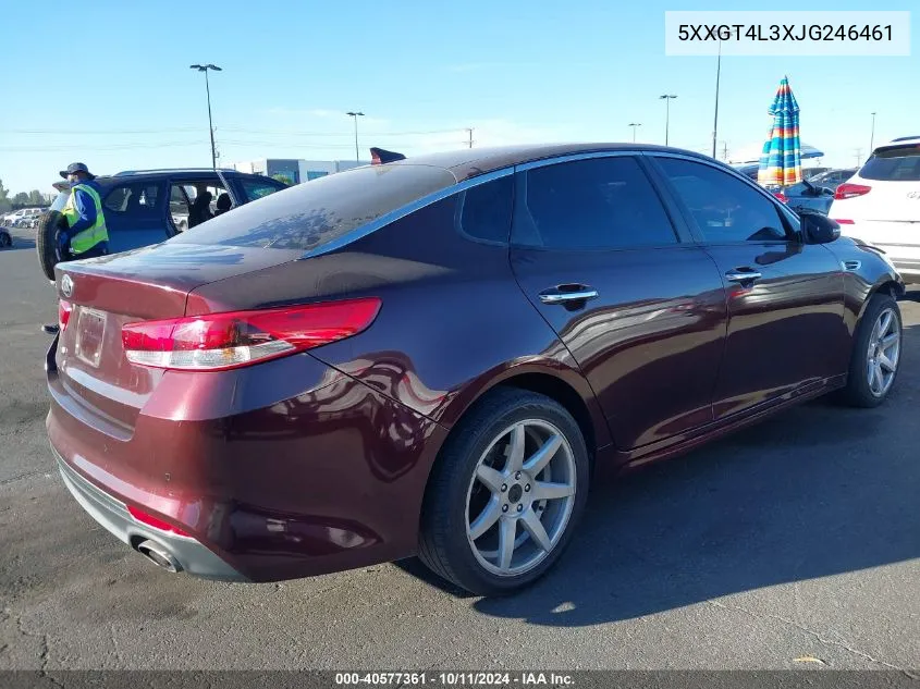 2018 Kia Optima Lx VIN: 5XXGT4L3XJG246461 Lot: 40577361