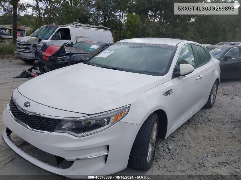 2018 Kia Optima Lx VIN: 5XXGT4L30JG269893 Lot: 40578839