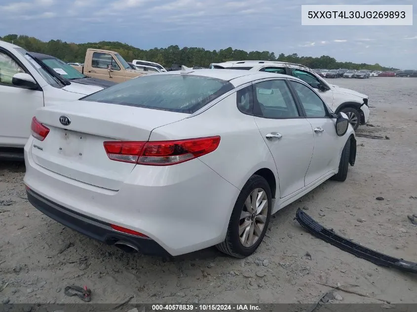 5XXGT4L30JG269893 2018 Kia Optima Lx