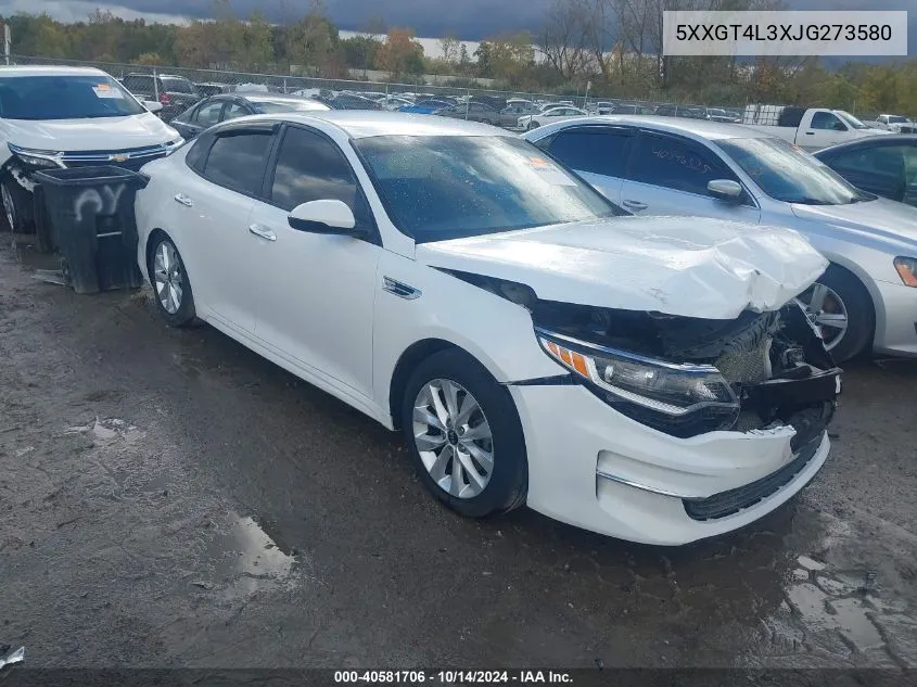 5XXGT4L3XJG273580 2018 Kia Optima Lx