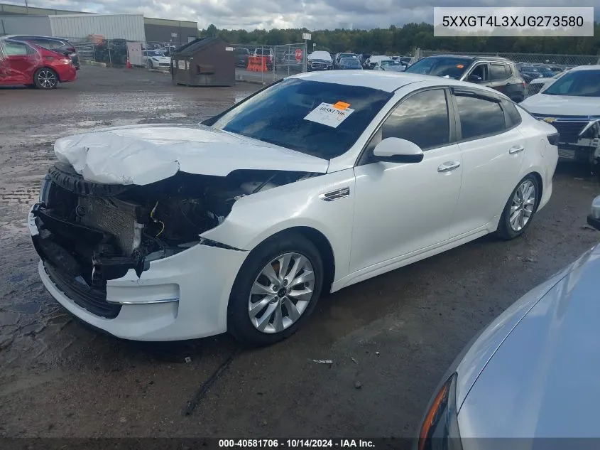 5XXGT4L3XJG273580 2018 Kia Optima Lx