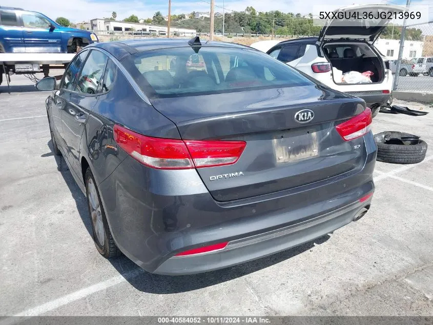 2018 Kia Optima Ex VIN: 5XXGU4L36JG213969 Lot: 40584052