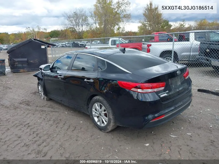 2018 Kia Optima Lx VIN: 5XXGT4L30JG186514 Lot: 40596819