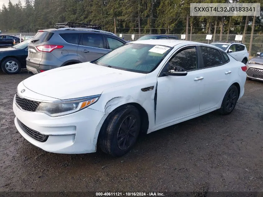 5XXGT4L32JG183341 2018 Kia Optima Lx