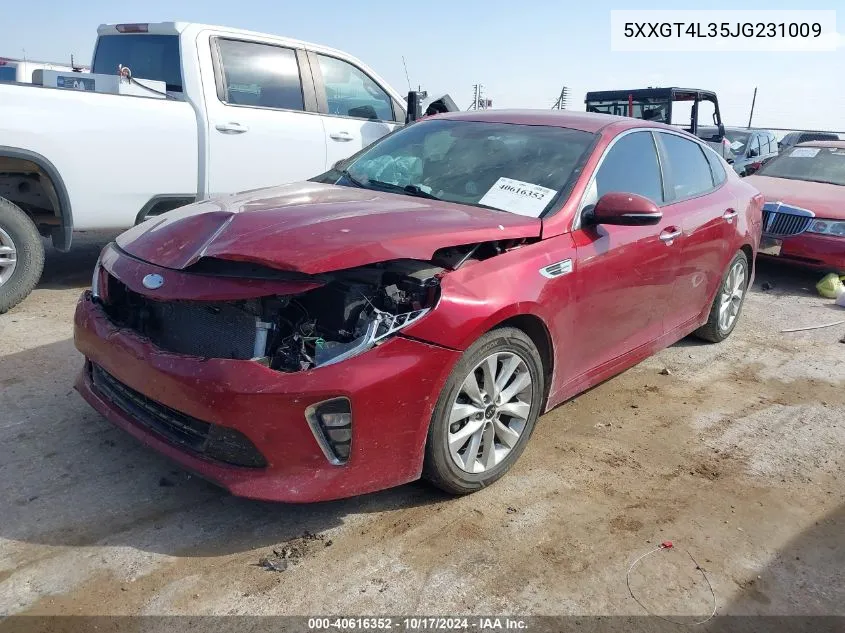 5XXGT4L35JG231009 2018 Kia Optima S