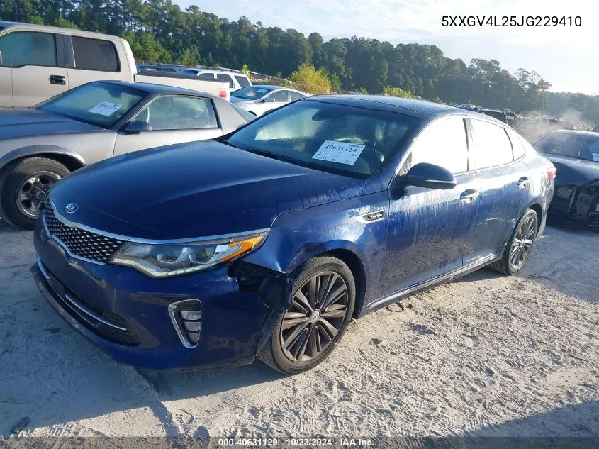 2018 Kia Optima Sx Turbo VIN: 5XXGV4L25JG229410 Lot: 40631129