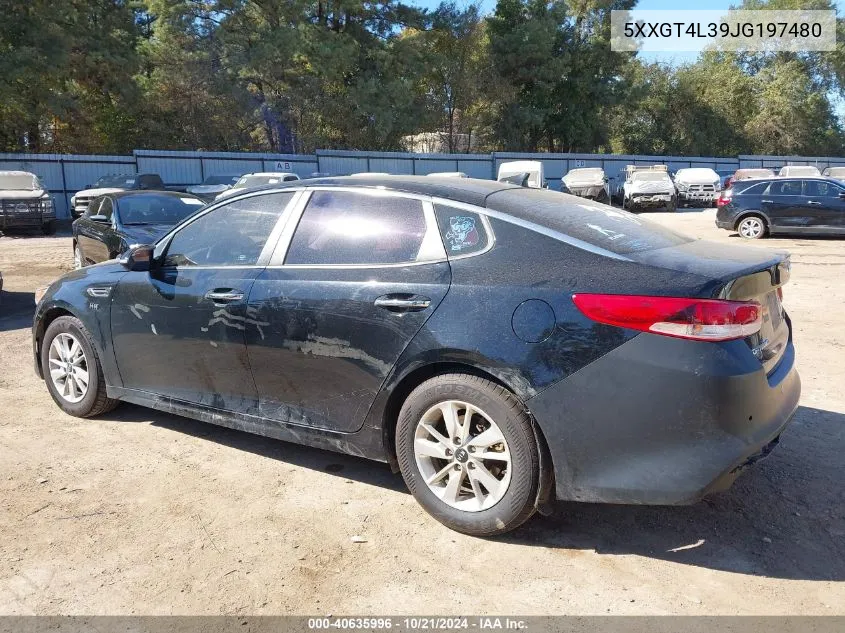 2018 Kia Optima Lx VIN: 5XXGT4L39JG197480 Lot: 40635996