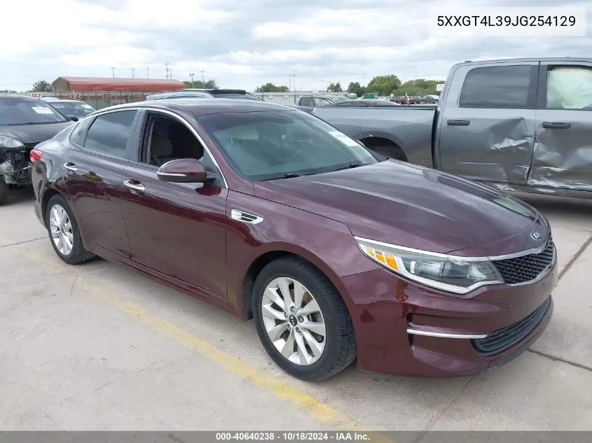 2018 Kia Optima Lx VIN: 5XXGT4L39JG254129 Lot: 40640238