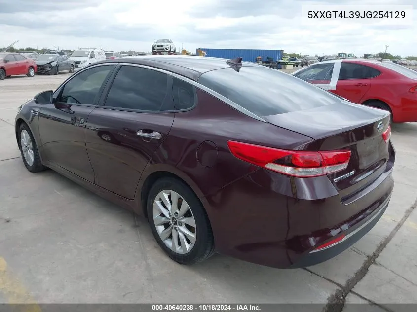 2018 Kia Optima Lx VIN: 5XXGT4L39JG254129 Lot: 40640238