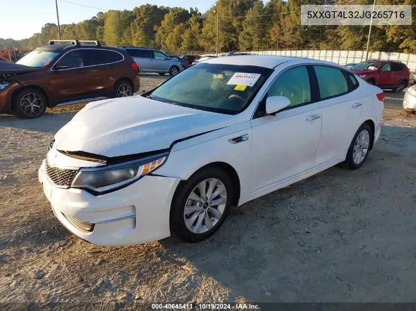 2018 Kia Optima Lx/S VIN: 5XXGT4L32JG265716 Lot: 40645411