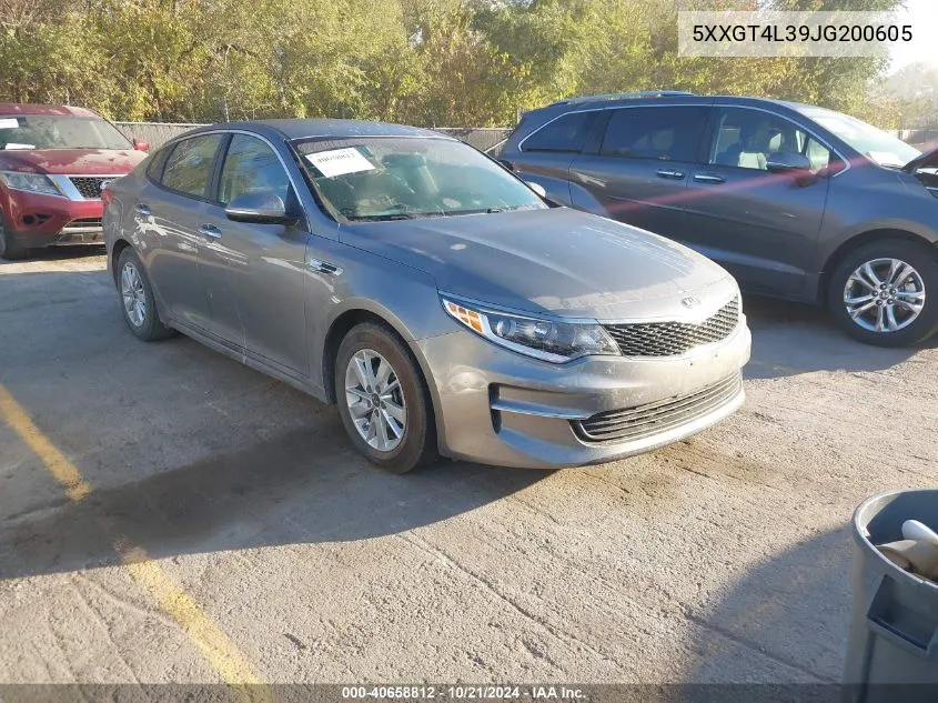 2018 Kia Optima Lx VIN: 5XXGT4L39JG200605 Lot: 40658812