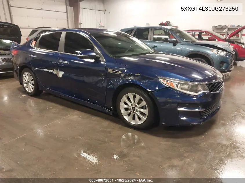 2018 Kia Optima Lx VIN: 5XXGT4L30JG273250 Lot: 40672031