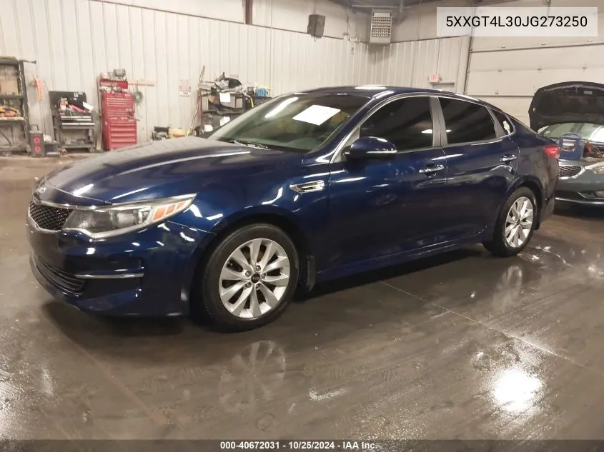 2018 Kia Optima Lx VIN: 5XXGT4L30JG273250 Lot: 40672031